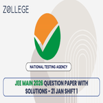 JEE Main 2026 Jan 21 Shift 1 Question Paper with Answer Key and Solution PDF